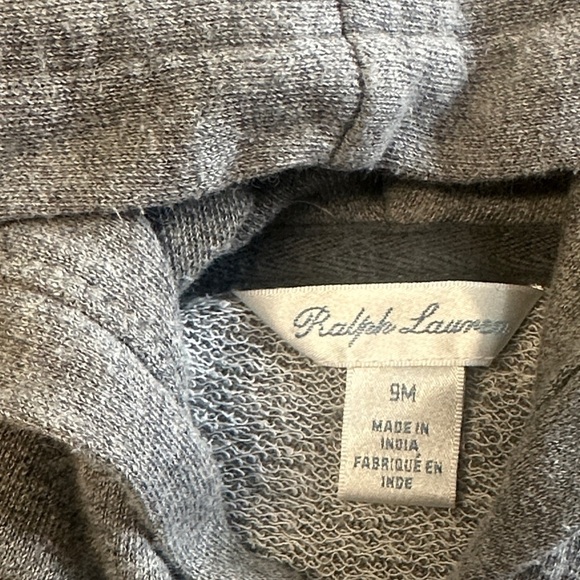 Ralph Lauren Kids Grey Hoodie - Picture 2 of 3